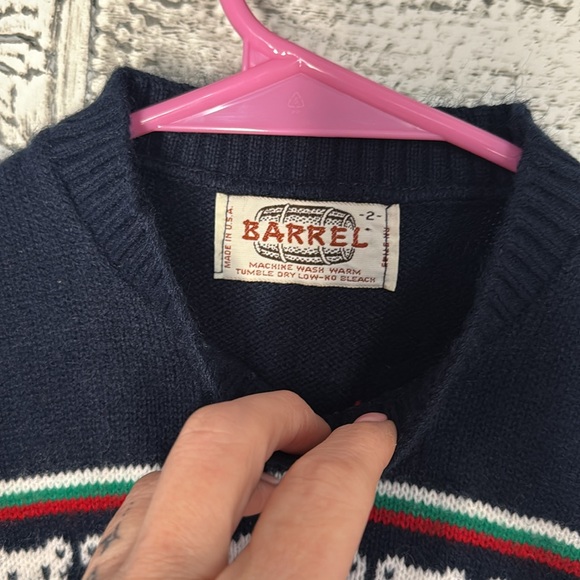 Vtg Childs Barrel Sweater - Picture 3 of 5